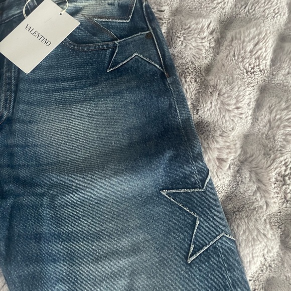 Valentino Mens Slim-Fit Denim Jeans Blue Sz 32 - Picture 6 of 11